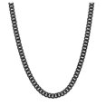 thumbnail image 2 of Fabric Metal Curb Chain Necklace, 2 of 3