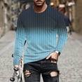 thumbnail image 2 of Man Shirts for Men Long Sleeve Clearance Deals for Under $10 Casual Round Neck Pullover T Shirt Tops, 2 of 5