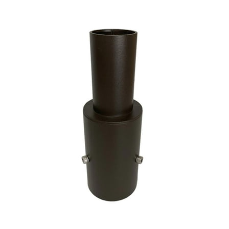 Tenon Adaptor for 3 inch Round Pole,Bronze,Steel Pole Adapter