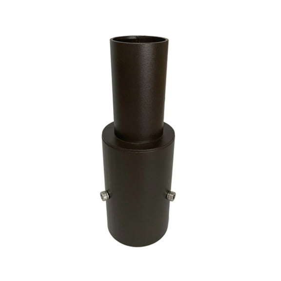 Tenon Adaptor for 3 inch Round Pole,Bronze,Steel Pole Adapter