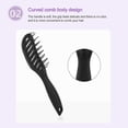 thumbnail image 4 of Cepillo desenredante curvo con ventilación para cabello mojado, mango ergonómico antideslizante y diseño de secado rápido., 4 of 5