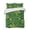 Black, variant on Quilts Full Size Bedding Set, Tropical Palm Leaves Lightweight Quilted Comforter, Summer Green Botanical Leaf Soft Reversible Bedspread Coverlet with Pillow Covers for All Season, 78" x 90"