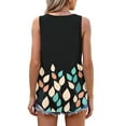 thumbnail image 5 of Xdegoge Tank Tops for Women Under 5 Sleeveless Crew Neck T Shirt Summer Tunic Fashion Tops Floral Print Loose Fit Workout Tee Shirt Dressy Casual Work Blouses Women Refund On, 5 of 7
