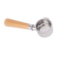 thumbnail image 1 of Coffee Portafilter, 51mm Stainless Steel Bottomless Coffee Portafilter 2 Ear Coffee Bottomless Portafilter Replacement For EC0310 Machine, 1 of 8
