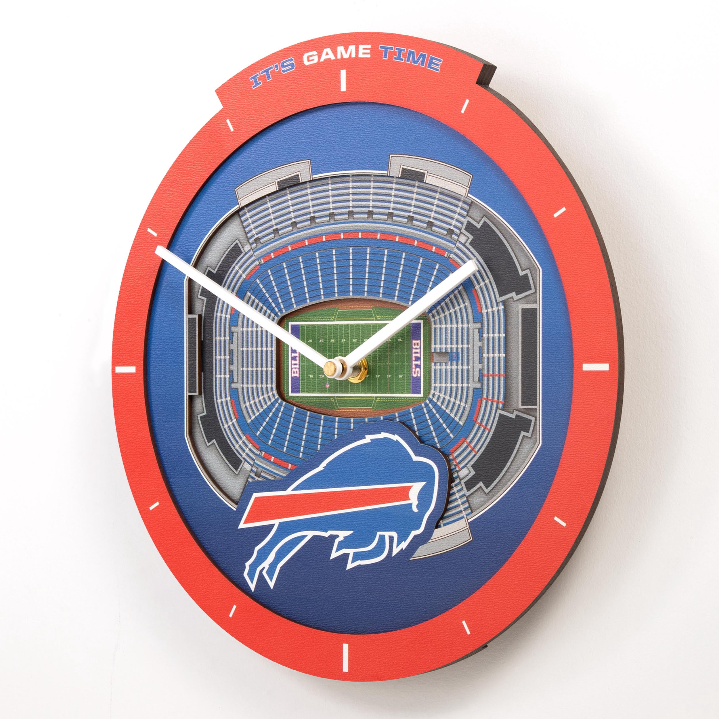 YouTheFan NFL Buffalo Bills Stadiumview 3D Wall Clock