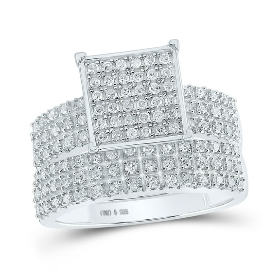 Sterling Silver 7/8ctw Diamond P1 Gift Trio Set