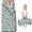 Party Cat and Yarn Teal Pattern, variant on Party Cat and Yarn Teal Pattern Teens Toddler Nap Mat with Pillow, Sleeping Mat Bag for Preschool Daycare 59"x22"