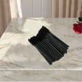 thumbnail image 4 of Unique Bargains 50 Pcs Convenient Silicone Eyelash Brush for Bathroom Black Plastic Silicone, 4 of 5