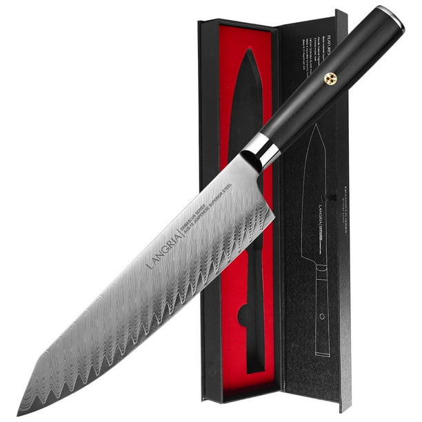 LANGRIA 8Inch Professional Japanese Chef Knife AUS10V Ultra Sharp
