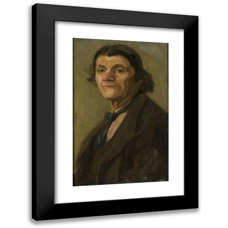Stanislaw Lentz 11x14 Black Modern Framed Museum Art Print Titled - Male Portrait