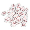 thumbnail image 2 of 100x Protable Number Tag Number 1-100 for Hotel Warehouse Dormitory Keys red+white word, 2 of 6