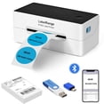 thumbnail image 1 of Impresora de etiquetas de envío para comercio electrónico LabelRange, impresora térmica de etiquetas 4x6, 300 DPI, Bluetooth y USB, compatible con iOS, Android, Windows, USPS, Pirate Ship, Shippo, Ama, 1 of 5