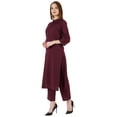 thumbnail image 2 of Bimba Traditional Indian Solid Dress For Women Indian Ethnic Kurta And Pants Palazzo Set, 2 of 7