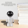 thumbnail image 4 of Cámara de seguridad inalámbrica, cámara robot WiFi 1080P para interiores, seguimiento automático, giro de 355°, inclinación de 45°, cámara de seguridad para el hogar con control por aplicación., 4 of 5