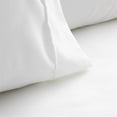 thumbnail image 3 of Safdie & Co. 4-piece Modern Polyester Solid Double Sheet Set in White, 3 of 3