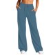 thumbnail image 1 of Pantalones casuales con cordón en la cintura para mujer: pantalones de poliéster de corte holgado para estar cómoda todo el día, 1 of 5