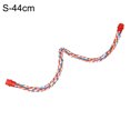 thumbnail image 2 of Flmtop Pet Bird Parrot Parakeet Cotton Rope Coil Cage Decor Stand Perch Chewing Toy Multicolor, 2 of 9