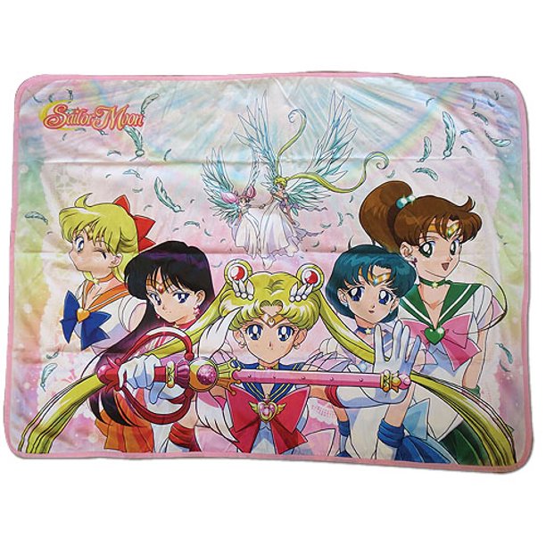 Blanket Sailor Moon Super S New Group Sublimation Fleece Throw
