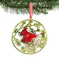 thumbnail image 3 of Ganz ACRYX-191 Pinecone Cardinal Ornament, 3-inch Diameter, 3 of 3