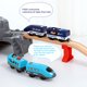 thumbnail image 4 of Gwong Juguete Transmisión de voz Plastic Electric Train Niños Niños Juguete Regalo con 2 pasajeros Gwong 30005910, 4 of 7