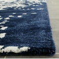 thumbnail image 3 of SAFAVIEH Bella Zlata Geometric Wool Area Rug, Navy/Ivory, 4' x 6', 3 of 8