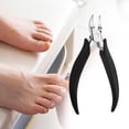 thumbnail image 4 of Alicates para corregir uñas de los pies, removedor de cutículas y uñas, para uso doméstico o estético. Negro, 4 of 9