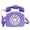 Bright Purple, variant on Fun Telephone Purse for Women Novelty Pink Phone Tote Handbags Top Handle Shoulder Crossbdoy Bag