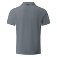 thumbnail image 3 of longantii Breeze Shirts for Men Polo Top Textured Breathable Refreshing Silky Quick Dry Stretch Non-Iron Anti-Wrinkle Shirt Dark Gray 2XL, 3 of 3