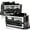 Black Housing Clear Lens, variant on Spec-D Tuning Chrome Headlights + Corner Lights + Bumper Lights w/ LED Tube Compatible with 1994-1998 Chevy C10 C/K Tahoe Suburban