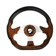 Club Clean SWheel WG Steering Wheel, Woodgrain