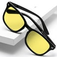 thumbnail image 4 of Lunettes de Conduite Réduction Optimale de l'Éblouissement Lunettes de Vision Nocturne Cadre Résistant aux Chocs et Lentilles Lunettes de Conduite Nocturne et de Cyclisme Noir&Rouge, 4 of 5