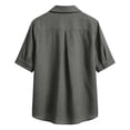 thumbnail image 7 of Kukoosong Women's Classic Polo Shirts Solid Color Short Sleeve Notch Neck with Button Placket for Summer Tennis and Sports, Casual and Preppy Polos for Women, 7 of 7