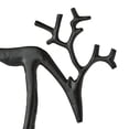 thumbnail image 5 of Black Cast Iron Abstract Reindeer Statue, Minimalist Metal Deer Sculpture, Tabletop Mantel Christmas Home Decor Ornament, 5 of 6