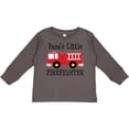 thumbnail image 3 of Inktastic Papa's Little Firefighter Boys Long Sleeve Toddler T-Shirt, 3 of 5