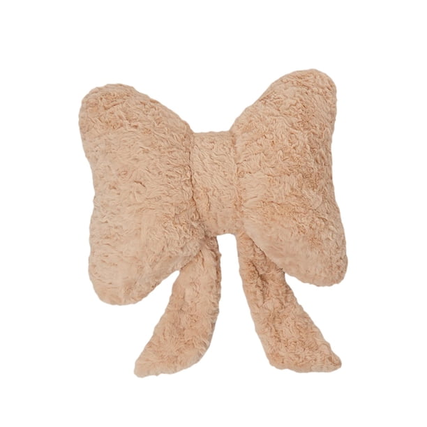 Cojín de lazo para la espalda, decorativo, sencillo, para el hogar, suave, para sofá Caqui