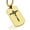 Gold, variant on Stainless Steel Religious Cross Crucifix Dog Tag Pendant Necklace