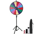 thumbnail image 1 of KFFKFF Roue de Récompense Rotative de 24 Pouces, Plateau Tournant à 14 Fentes avec Support à Hauteur Variable, Roue de Jeu avec Surface Effaçable à Sec et Étui de Transport, Idéale pour Fête, Pub, Salon Professionnel, 1 of 9