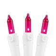 thumbnail image 3 of Novelty Lights Pink 20 Light Incandescent Craft Mini Christmas String Lights White Wire 8.5 feet, 3 of 4