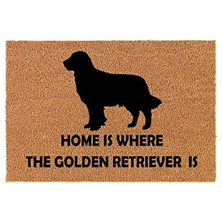  Golden Retriever Door Mat, Housewarming Gift, Home Door Doormat,  Inside Outside Door Mat. : Patio, Lawn & Garden