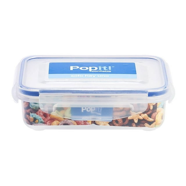 Contenedor Hermético Popit! XE041C Rectangular 480 ml