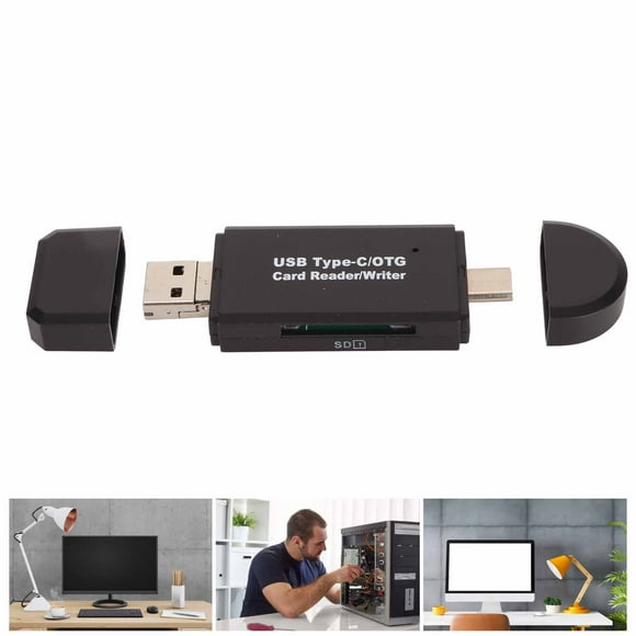 Storage Card Reader, Memory Card Reader Stable Micro USB USB USB C Plug and Play for Computer for