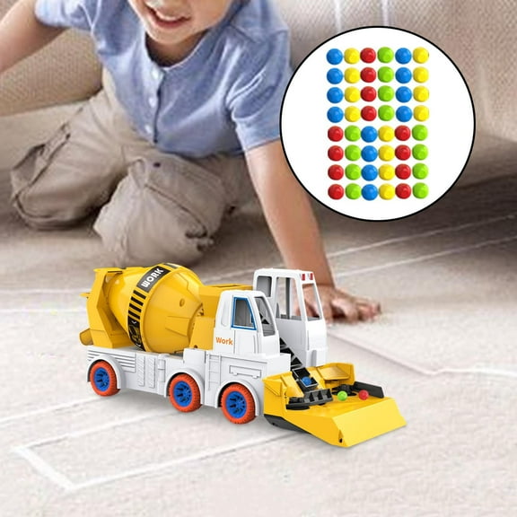 Vaveren Construction s Car Toy Auto Bead Sweeper Truck for Holiday Gift Boys Mixer car