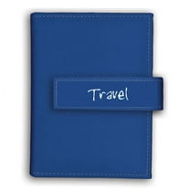 Pioneer EXP-57 5x7 36-Pocket Photo Expressions Sewn Mini Album - Travel Blue