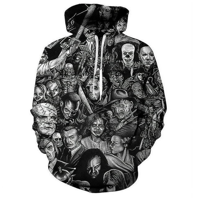 Halloween Christmas Night Series Series 3d Digital Printed Hood
