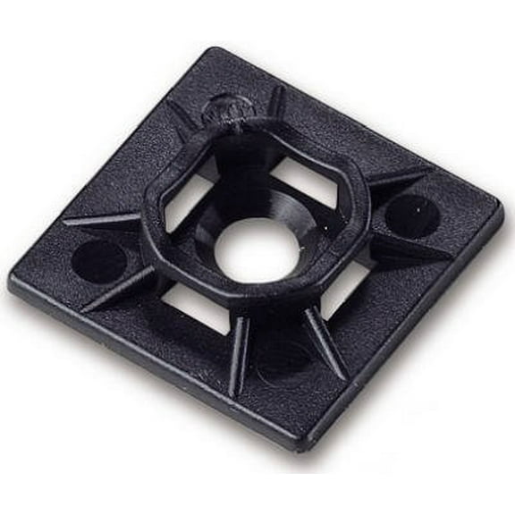 GB Gardner Bender 45-MBUVB Black Mounting Base For Cable Ties