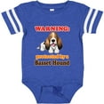 thumbnail image 3 of Inktastic Protected by a Basset Hound Funny Dog Boys or Girls Baby Bodysuit, 3 of 5