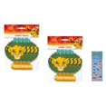 thumbnail image 1 of Paquete de artículos de fiesta para cumpleaños del rey león con 16 reventones y 1 hoja de pegatinas de dinosaurios, 1 of 4