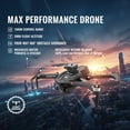 thumbnail image 3 of SEREE Drone with Camera 8K HD FPV 5G Brushless Motor 4.5" Screen Foldable RC Quadcopter Obstacle Avoidance Drone, 3 of 10