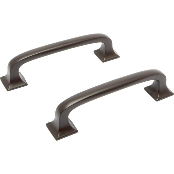 Mainstays Lombard 3 in. (76 mm) Deep Bronze Cabinet Drawer Bar Pull (2-Pack)