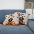 thumbnail image 2 of Happy Thanksgiving German Shorthaired Pointer Welcome Thankful Fall Autumn Pumpkin Pillow Cushion Double Sided GSP Lover Dog Gift Throw Pillow - 02021, 2 of 4